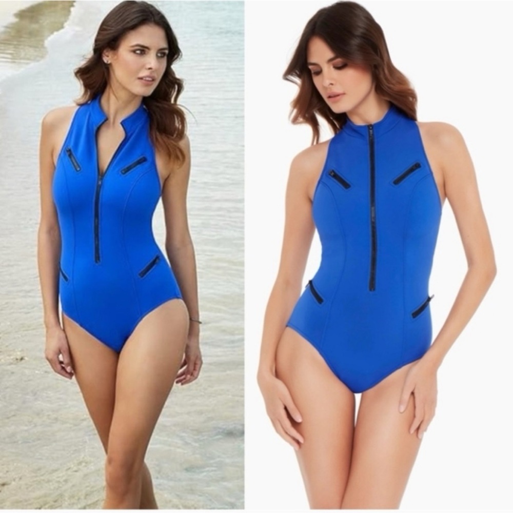 MAGICSUIT Scuba Coco One-Piece Swimsuit Woman’s Size 8 New